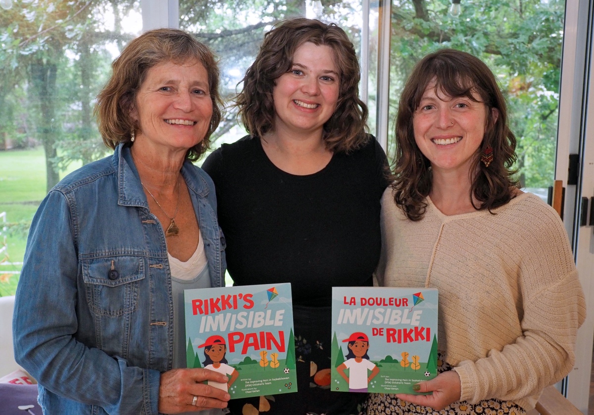 #USaskNursing Assistant Professor Dr. Karen Juckes (PhD)(BSN’84) and nursing alumna Megan Hewson (BSN’18) published a children’s book to raise awareness about chronic pain.

Read more about the children's book: nursing.usask.ca/news/2025/2025…

<a href="/USask/">U of Saskatchewan</a> <a href="/USaskAlumni/">USask Alumni</a> <a href="/USaskHealthSc/">USask Health Sciences</a>