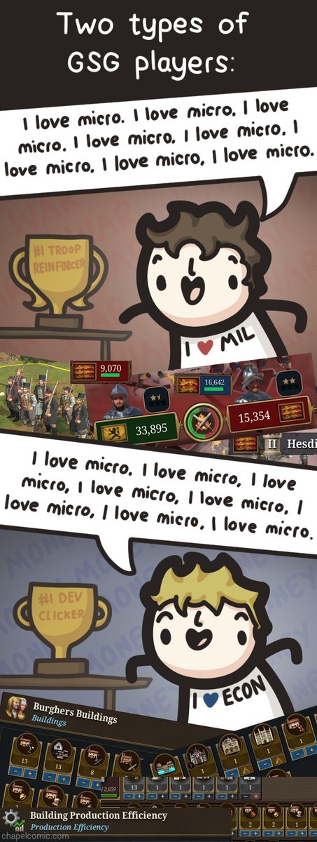 The two types of GSG players