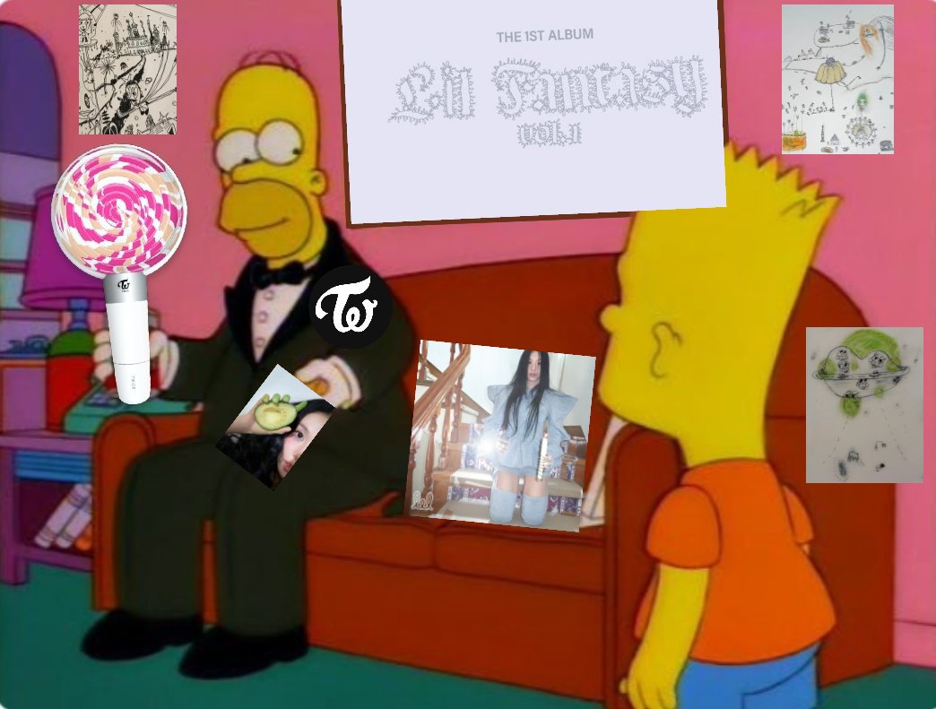 ―¿Por qué tan elegante Homero?

―Hoy revive la industria, hoy debuta Son Chaeyoung, muchacho