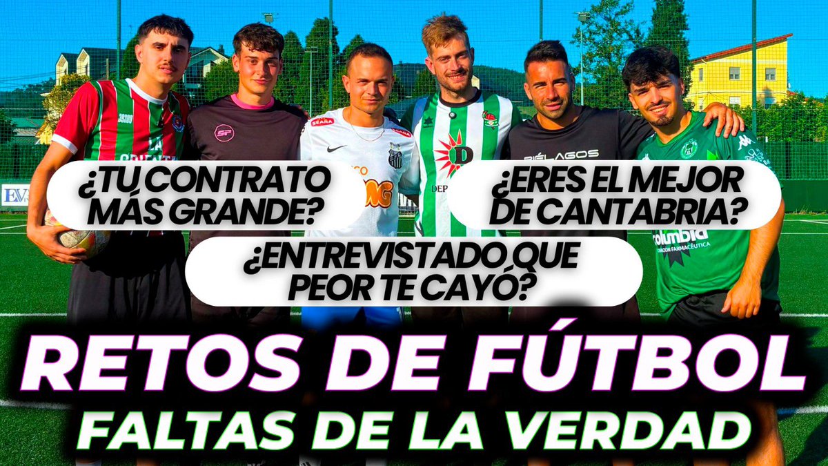 🍿NUEVO VÍDEO

🤙🏽Retos de fútbol con "faltas de la verdad". Invitamos a gente que sí sepa chutar.

➡️youtu.be/hiRAsJnyoCc?si…