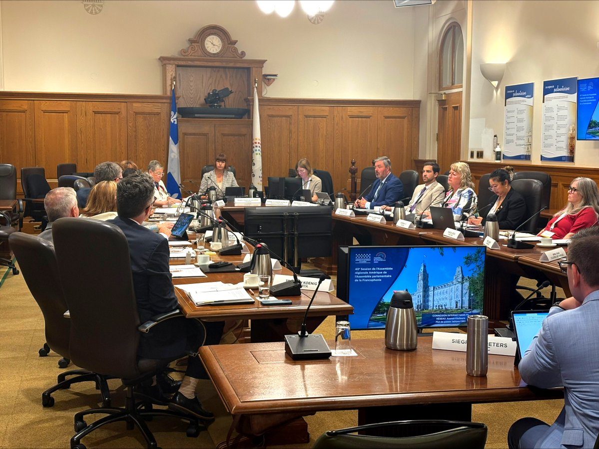 Diplomatie Parl (@diplomatieparl) on Twitter photo .<a href="/mflalonde/">Marie-France Lalonde</a> de #CAPF, présidente de la Conférence des présidents de section de la région Amérique, a ouvert les travaux de la conférence en compagnie de <a href="/Joelgodinpjc/">Joël Godin</a>, président de la Commission des Affaires parlementaires de l’<a href="/APFfrancophonie/">APF. Francophonie</a> .<a href="/mflalonde/">Marie-France Lalonde</a> de #CAPF, présidente de la Conférence des présidents de section de la région Amérique, a ouvert les travaux de la conférence en compagnie de <a href="/Joelgodinpjc/">Joël Godin</a>, président de la Commission des Affaires parlementaires de l’<a href="/APFfrancophonie/">APF. Francophonie</a>