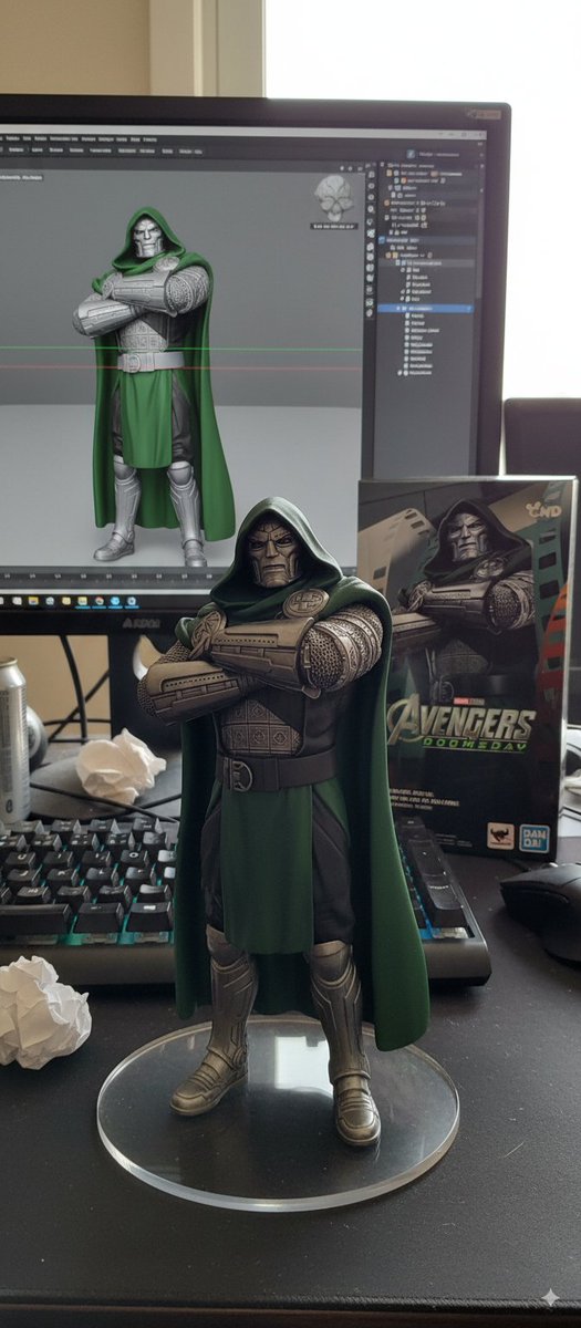 FestivoC's tweet image. Primera imagen de Robert Downey Jr. como #DrDoom de #AvengersDoomsday