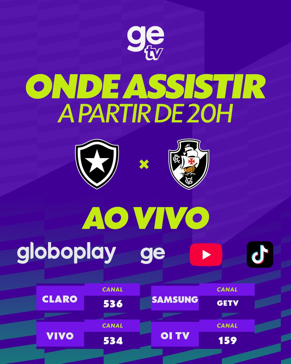 Nos vemos logo mais no grande clássico carioca da Copa do Brasil. Escolha a plataforma e vem com a gente!