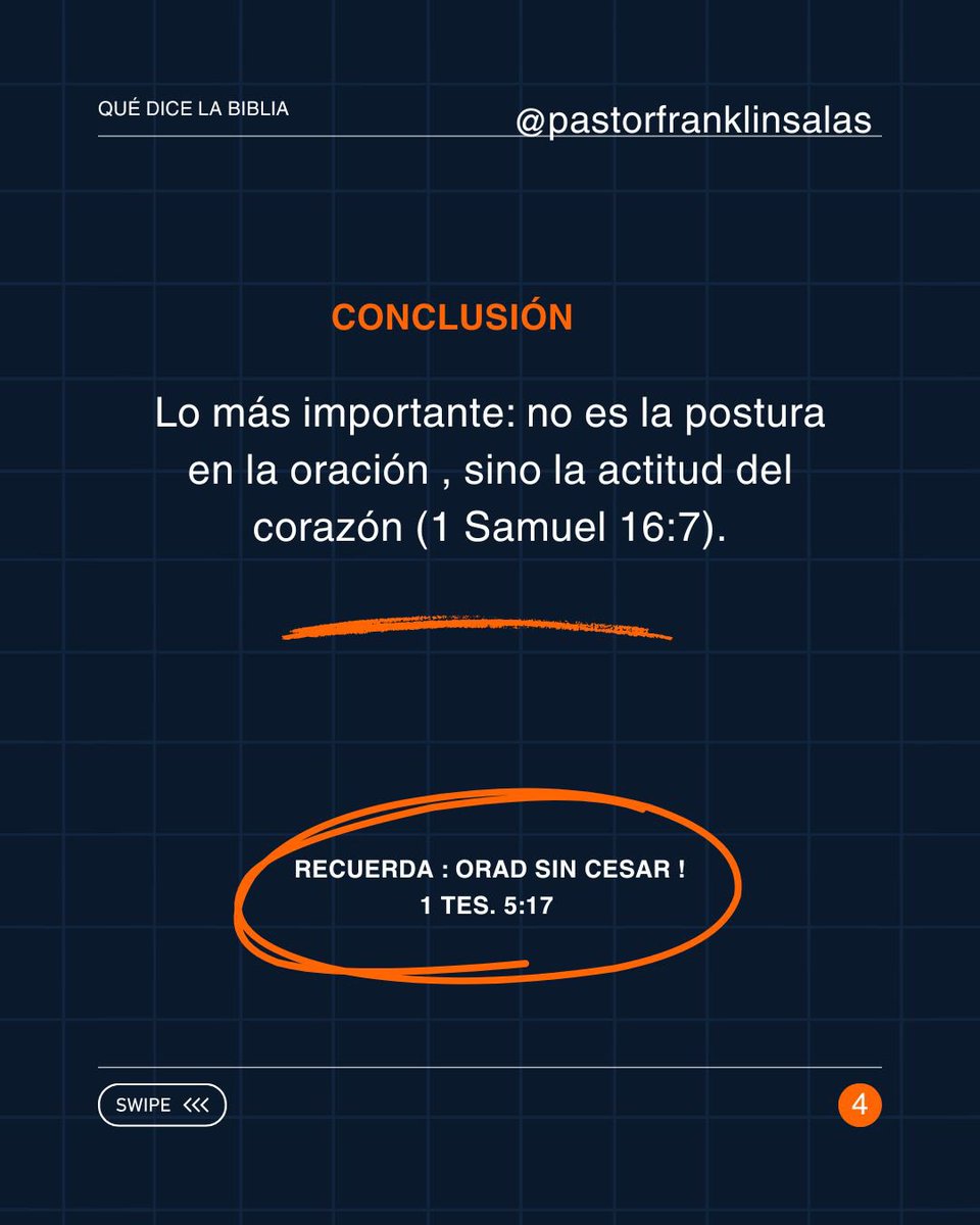 La oración es un acto devocional, entrega y fe.  Qué pasa si no podemos orar de rodillas ?