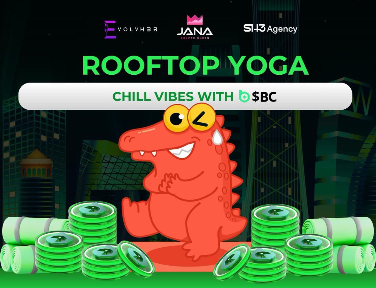 🌅 Together we go higher.
✨ Together we do bigger.

Excited to co-host an exclusive rooftop yoga session during TOKEN2049 with @BCGame &amp; <a href="/evolvh3r/">EvolvH3R</a> 🧘‍♀️

Want to join us? Register through the link below ⬇️

See you there! 🌿
