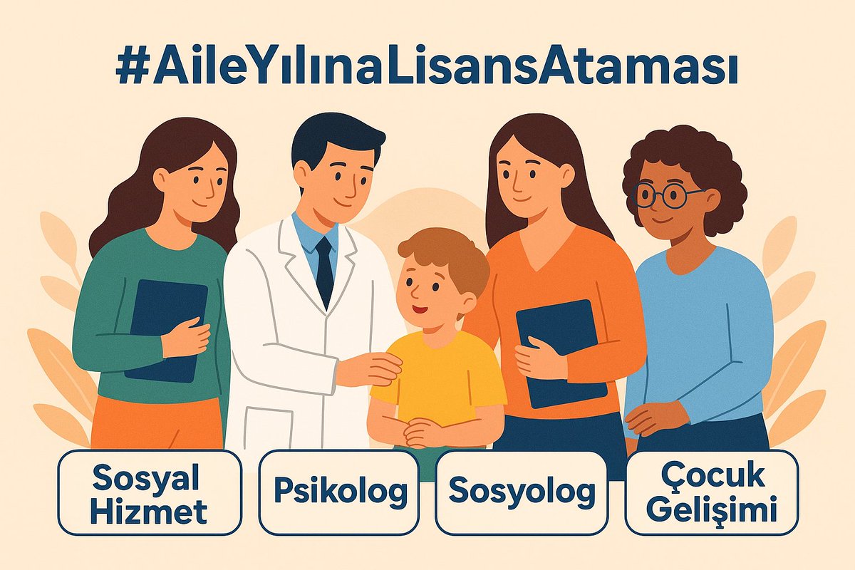 2024 Aile Yılı, genç uzmanların atamasıyla daha anlamlı olacak.
<a href="/MahinurOzdemir/">Mahinur Özdemir Göktaş</a> <a href="/tcailesosyal/">T.C. Aile ve Sosyal Hizmetler Bakanlığı</a>
#AileYılınaLisansAtaması