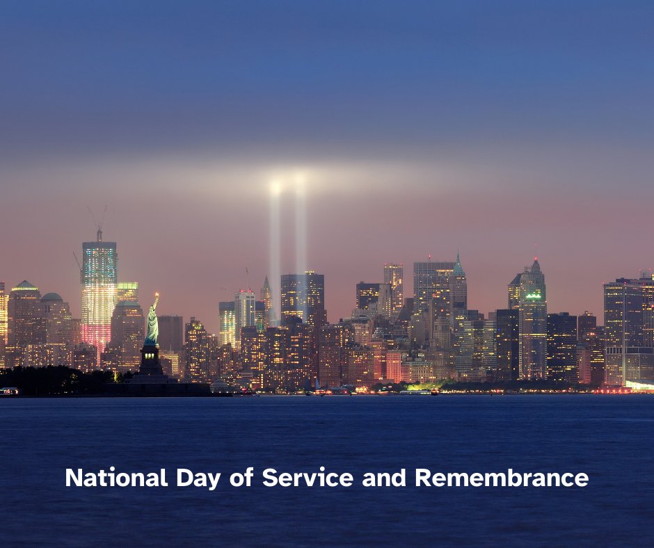 On this day, we remember the lives lost on September 11, and honor the courage of those who stepped forward to help. Their bravery and resilience continue to inspire us every day.