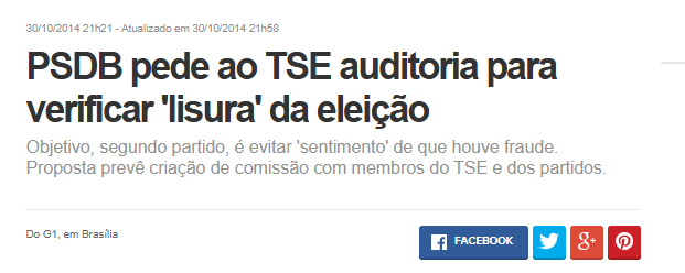 ob_porto's tweet photo. Cármen Lúcia MENTE ao afirmar que nunca houve questionamento de fraude nas urnas.

Como já citado pelo Ministro Luiz Fux, o próprio PSDB alegou suspeita de fraude nas eleições de 2014. https://t.co/UQL0lB3ci3