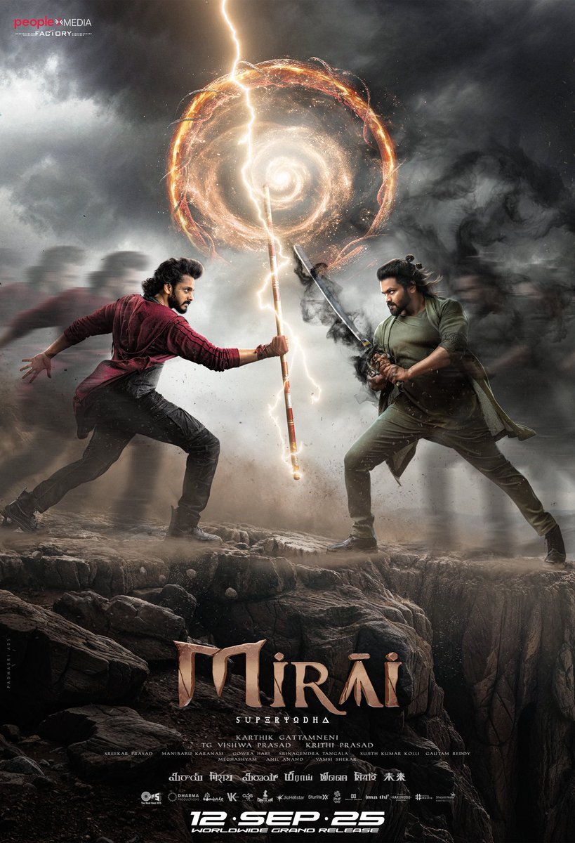 vamsikaka's tweet photo. #Mirai is a visual spectacle ⭐️⭐️⭐️⭐️

Top-notch technical brilliance and an engaging plot with divinity, action and drama in equal measure.  

@tejasajja123 is excellent in this powerful action entertainer 👌👌

@HeroManoj1 proves to be a true asset to the film 🔥🔥

Outstanding work by Karthik Ghattamaneni 👍👍

Full marks to music director Gowra Hari, his BGM elevates the film to the next level🔥🔥🔥🔥🔥🔥🔥

Congratulations to producer @vishwaprasadtg & @peoplemediafcy
