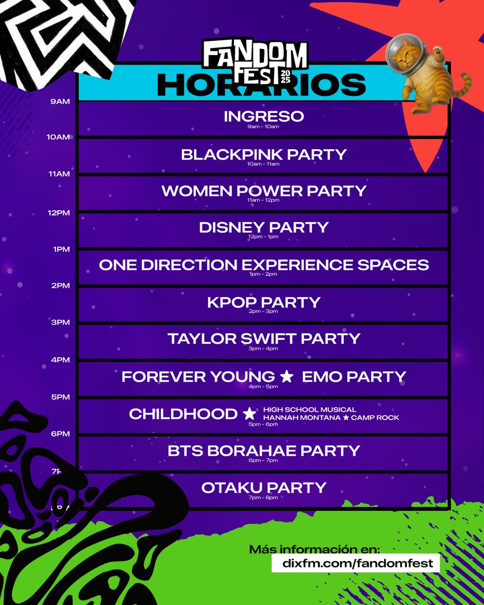 ¡Nos tomamos el <a href="/universoSOFA/">SOFA</a>! Por primera vez en Bogotá el #FandomFest, nuestro festival fan más grande con lo mejor de nuevos mejores eventos: 1D Experience Spaces, Taylor Swift Party, Disney Party, Blackpink, BTS, y muchos más por 10hrs!

Conoce más en: dixfm.com/fandomfest