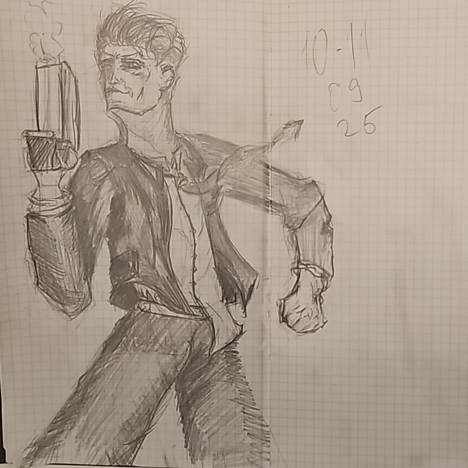 MoonsCowboy's tweet photo. Like this #maxpayne sketch so much, I want to share it ☺️
#remedy https://t.co/5lypcxLGUK