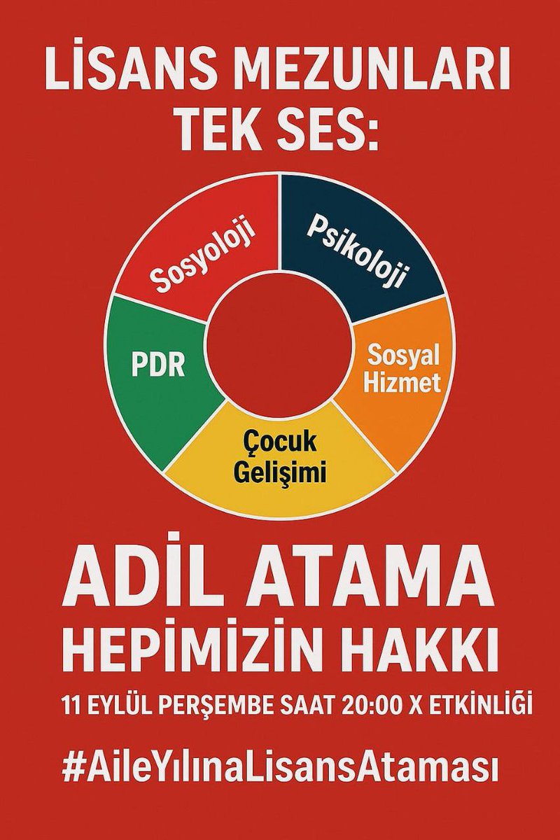 Atama bekleyen lisans mezunları, ailelere güç katmak için hazır.
<a href="/MahinurOzdemir/">Mahinur Özdemir Göktaş</a>
<a href="/tcailesosyal/">T.C. Aile ve Sosyal Hizmetler Bakanlığı</a> #AileYılınaLisansAtaması