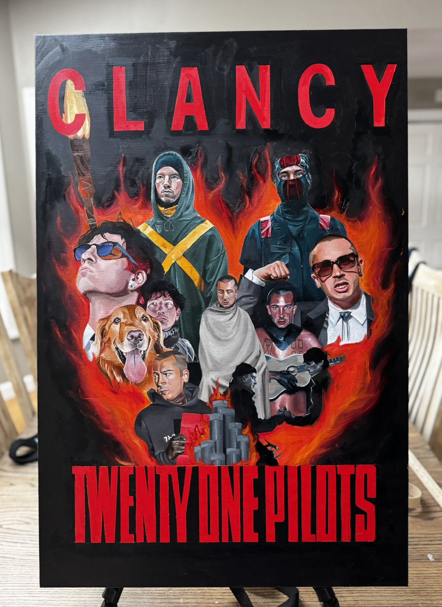Hello Clancy…
#cliqueart #twentyonepilots

[Oil Paint on Canvas]