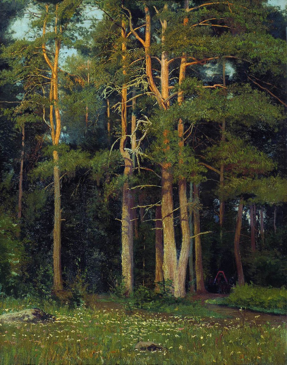Ivan Shishkin - "Pine forest at Ligula" (1895)