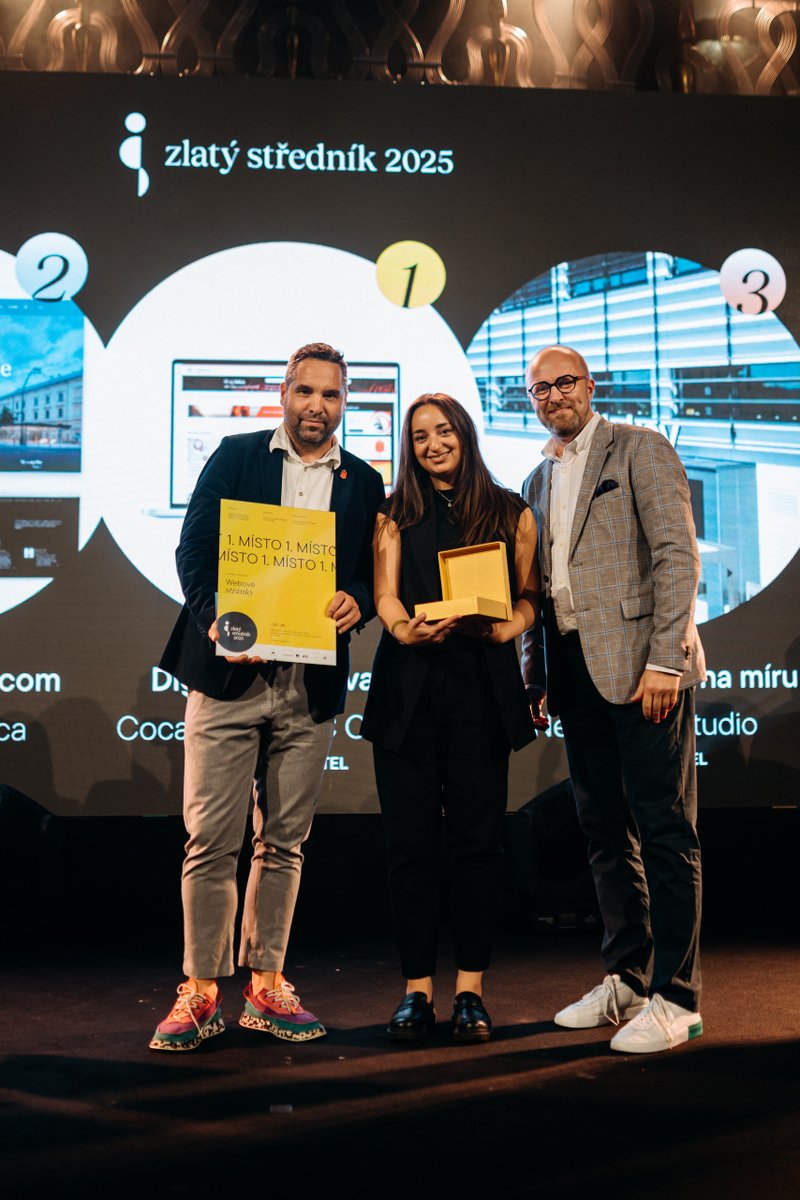 Hlavní kategorie uzavírají Webové stránky a jejich vítězové:
 🥇 <a href="/CocaCola/">Coca-Cola</a> HBC CZ a SK – Digitální křižovatka: Z pasivního čtenáře aktivním uživatelem
 🥈 <a href="/PentaRealestate/">Penta Real Estate</a> a Kreatívna Dvojica – pentarealestate.com
 🥉 <a href="/AlukovCZ/">Alukov</a> a New Logic Studio –  Webové řešení na míru