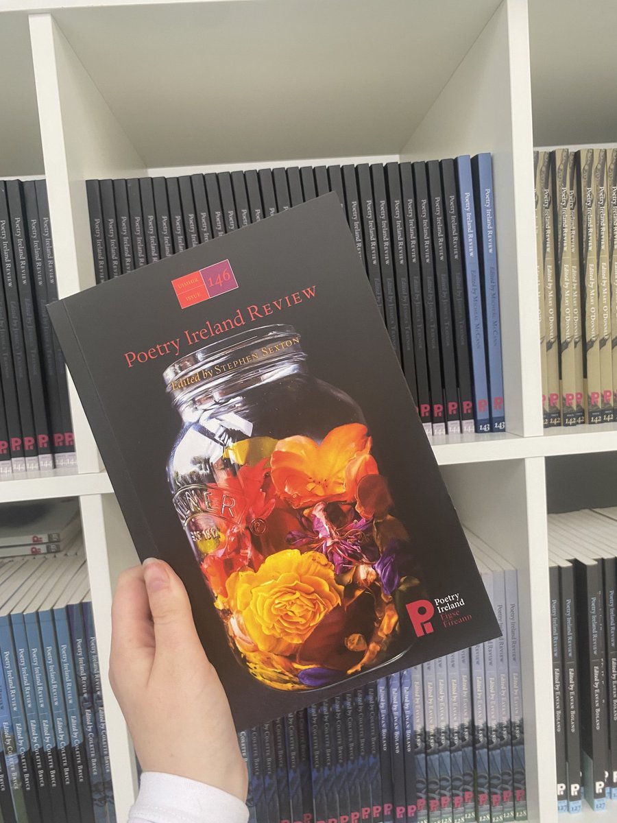 poetryireland's tweet photo. It’s here! 🌸🌼🏵️ Poetry Ireland Review Issue 146 in the flesh, available in shops and online today at https://t.co/qvMADbdlMb!

Poetry Ireland acknowledges the support of @artscouncil_ie and @ArtsCouncilNI National Lottery Funding https://t.co/NMPvgrogXa
