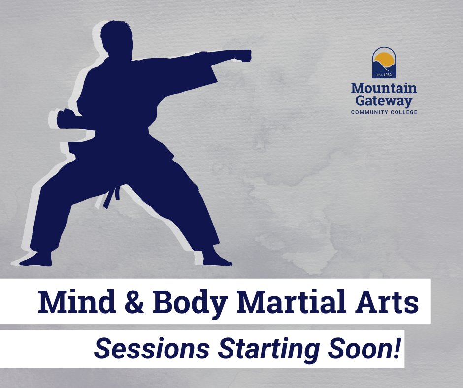 Build focus, confidence, and discipline with Mind and Body: The Art of Self-Control. This four-session martial arts class for ages 6+ meets Wednesday evenings in the MGCC Gymnasium.

Sessions begin September 17 | $140 for 4 sessions

Sign up today: mgcc.augusoft.net/index.cfm?meth…
