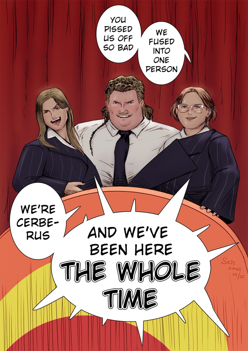 sessdraws's tweet photo. I drew Cerberus, my favorite part of the episode "Samalamdingdong" from Dropout TV😋 

#dropout #gamechanger https://t.co/aHzKkF6bMH