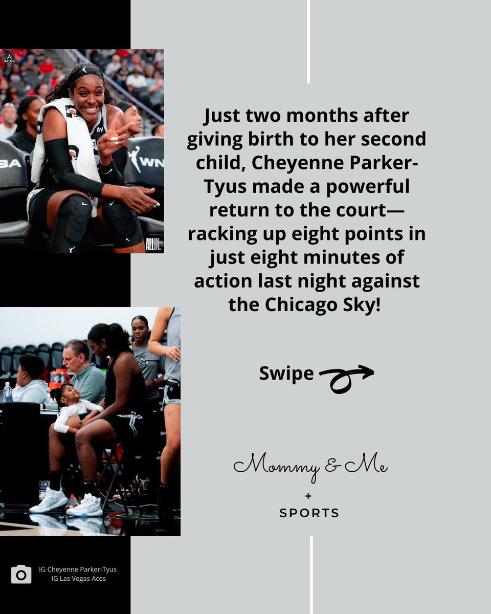 Wray_Alexandra's tweet photo. 👏🏽 Did I mention, according to Coach Hammon, Cheyenne was pumping during halftime 😳🔥 #StrongAsAMother

#lasvegasaces #cheyenneparkertyus #wnba #athletemom #motherhood #welcomeback #professionalbasketball #momoftwo https://t.co/LVryTHYrlG
