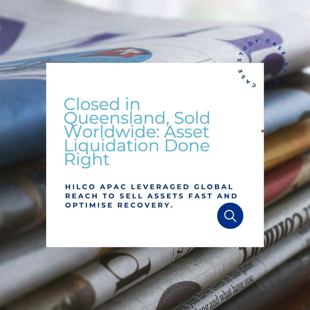 Hilco APAC managed a QLD printing facility closure—purchasing assets, running a global campaign &amp; selling key equipment in 7 days. 

Full story: hilcoapac.com/newspaper-faci…

#hilcoapac #plantclosure #remarketing #assetmonetisation #printing #globalreach