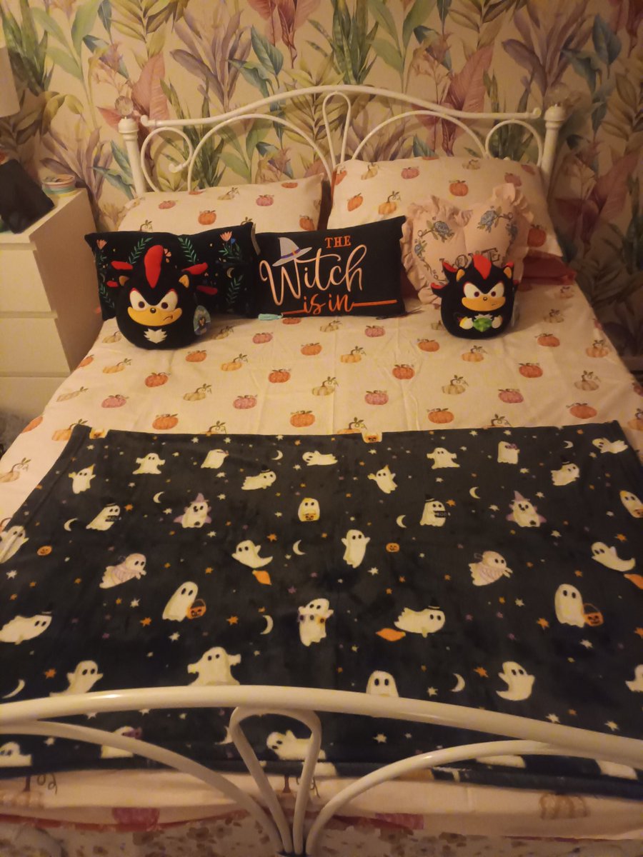 Flutterio1's tweet image. Spooky bed ready ~🧡😊💕