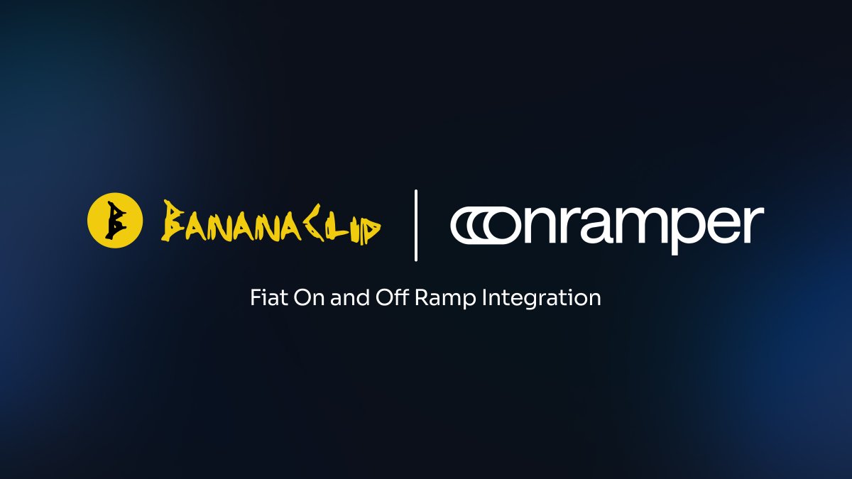 BananaClipGame's tweet image. We’re excited to announce our integration with Onramper.

One of the most trusted conversion platforms.

Soon players can deposit using 46 fiat currencies and 500+ cryptocurrencies.