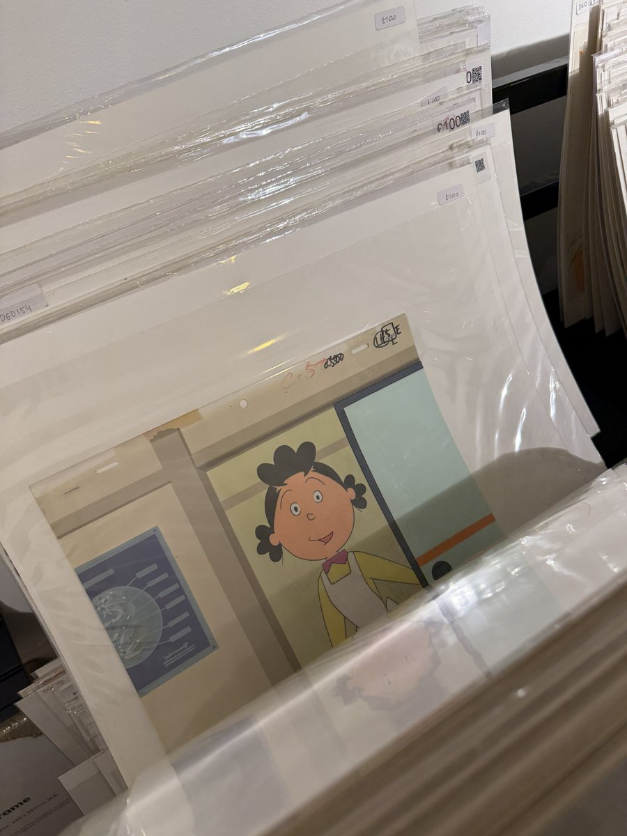 ロンドンにサザエさんのセル画