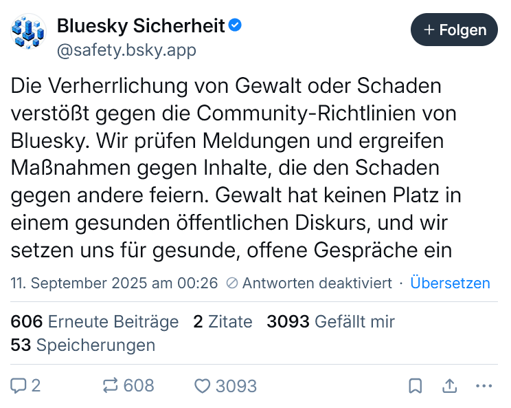 i_iangg's tweet photo. 🚨 𝗕 𝗥 𝗘 𝗔 𝗞 𝗜 𝗡 𝗚 🚨

#BlueSky outet sich als #Hass &amp; #Hetz Portal. https://t.co/2jzMqfRXmO