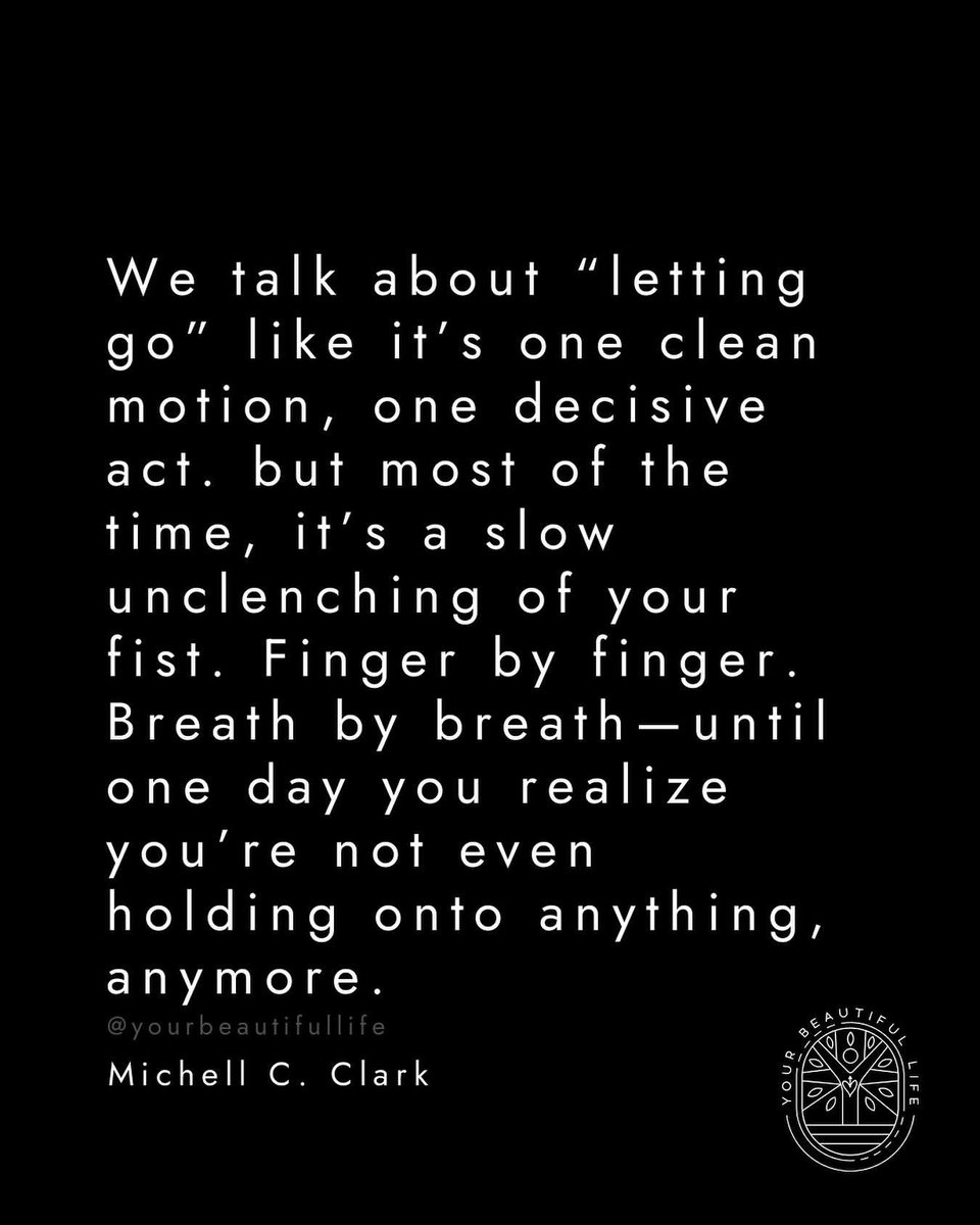 LisaTarves's tweet image. #lettinggo #timeheals #trusttheprocess