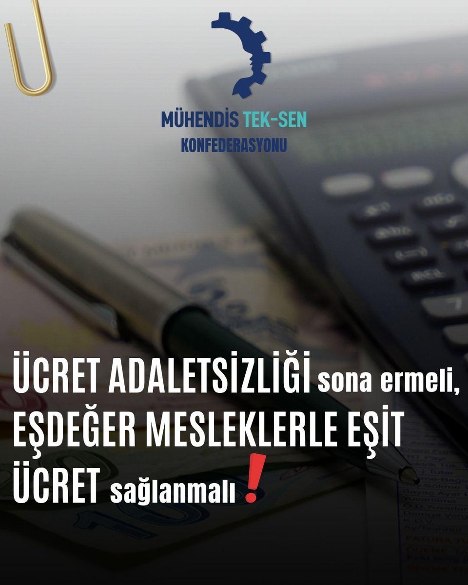 Teknik Personel "Mühendis Tek-Sen Konfederasyonu"nda.
<a href="/TBMMresmi/">TBMM</a>
<a href="/MuhTekSen_Konf/">Mühendis Tek-Sen Konfederasyonu</a>
<a href="/KaMuhEnerjiSen/">Kamu Mühendisleri ENERJİ Sendikası</a>
<a href="/MuhTekBuro/">Mühendis Tek-Sen Büro</a>
<a href="/muhteksenkultur/">Mühendis Tek-Sen Kültür Turizm</a>
<a href="/MuhTekSenUlasim/">MÜHENDİS TEK-SEN ULAŞIM</a>
<a href="/MuhTekTrmOrmn/">Mühendis Tek-Sen Tarım-Orman</a>
<a href="/MuhTekBayindir/">Mühendis Tek-Sen Bayındırlık</a>
<a href="/MuhTekSenSagSos/">Mühendis Tek-Sen Sağlık ve Sosyal</a>
<a href="/MuhTekYerelYntm/">Mühendis Tek-Sen Yerel Sendikası</a>
<a href="/kaMUhendisleri/">Kamu Mühendisleri Platformu</a>
#MuhendislerHepBirlikte
#MuhendislikMeslekKanunu