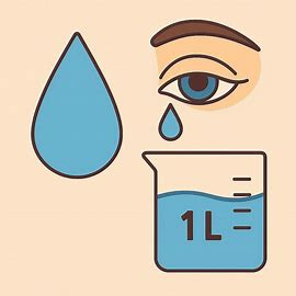 CruzCiegos's tweet photo. El cuerpo humano produce 1 litro de lágrimas al año. https://t.co/DOdtn2C2Of