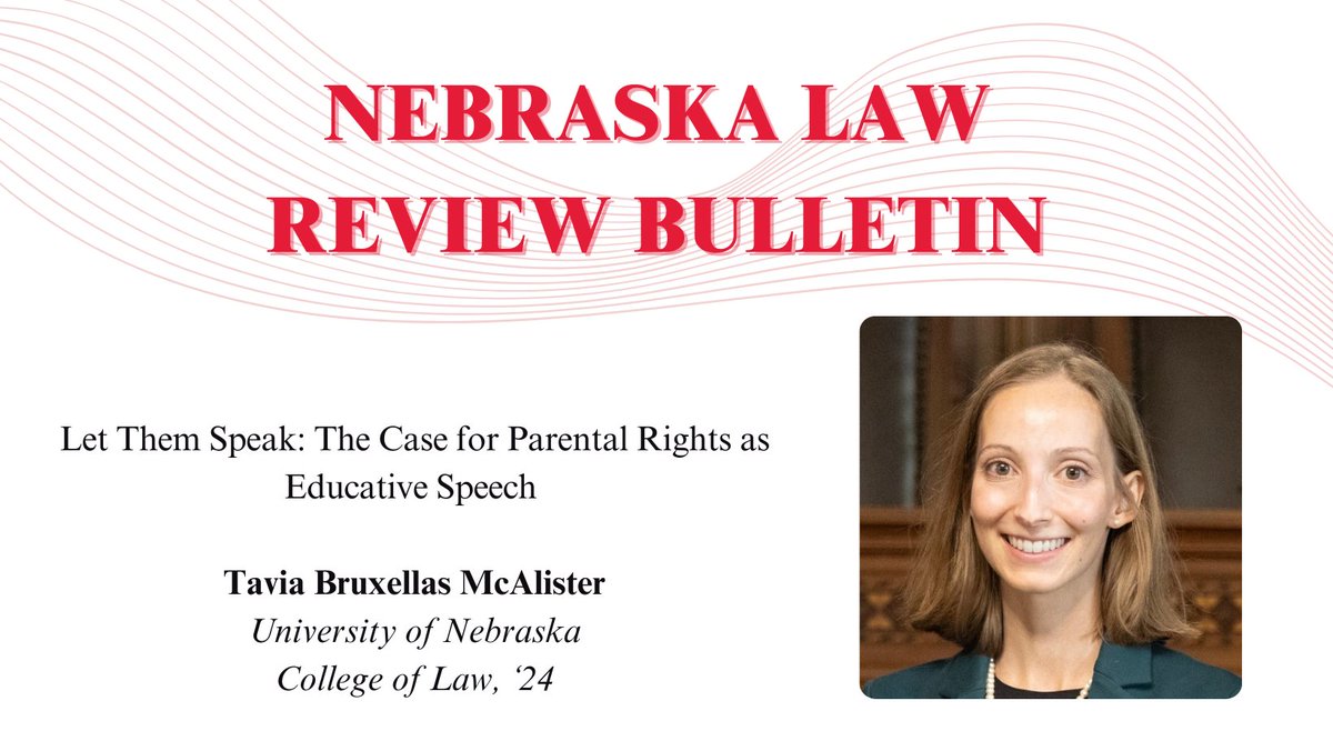Nebraska Law Review tweet media