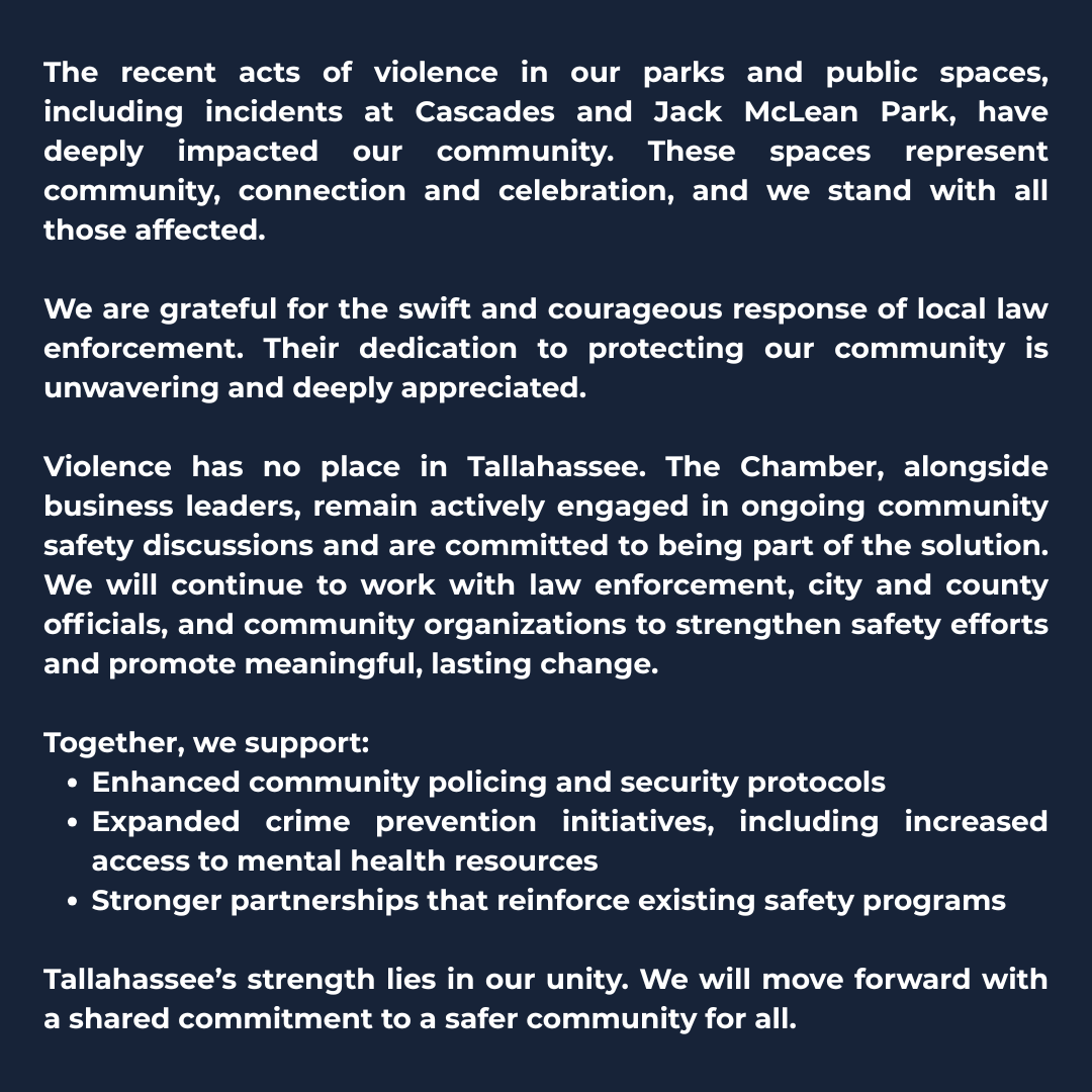 Tallahassee Chamber of Commerce tweet media