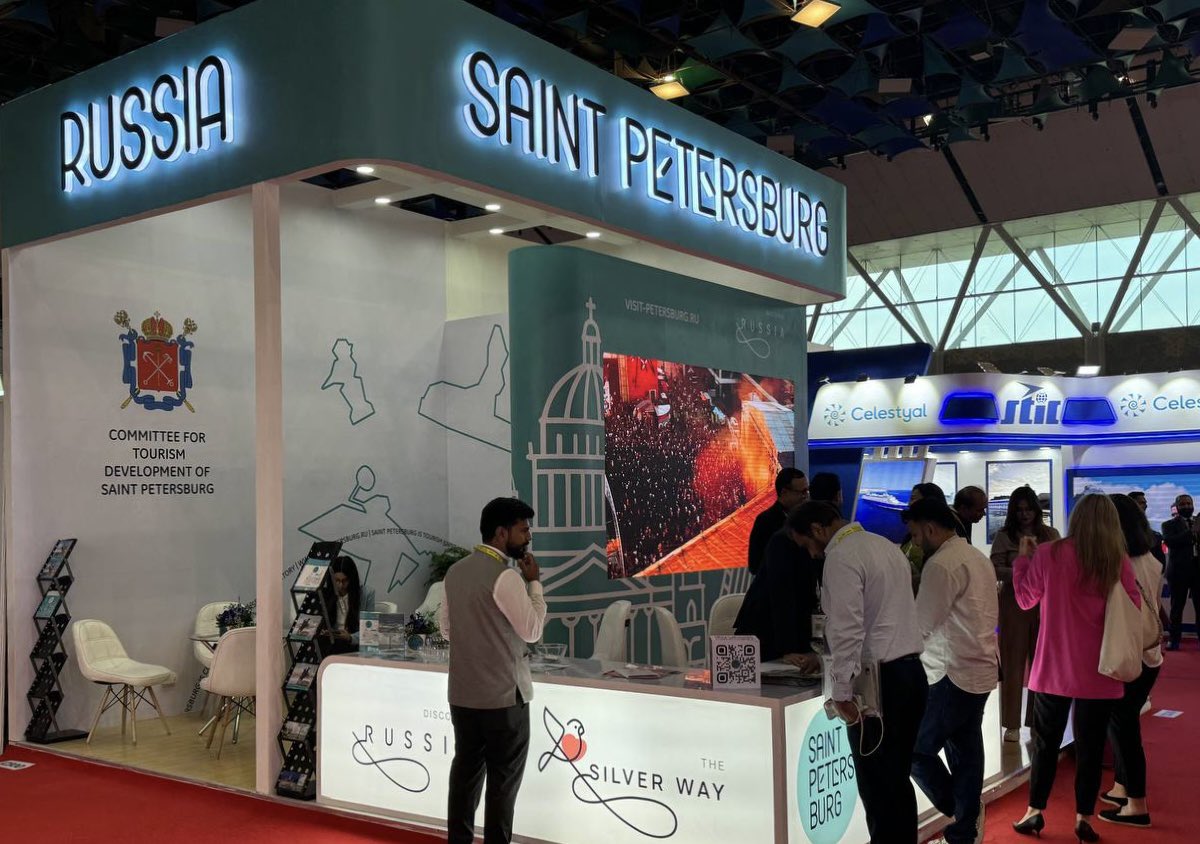 RusEmbIndia's tweet photo. 📣 We invite you to visit the #StPetersburg stand at the Business + Leisure Travel + MICE #BLTM international exhibition in #NewDelhi held on September 11-13! 

#Tourism 
#BLTM2025 
#RussiaIndia 
#DruzhbaDosti
#VisitRussia 
#VisitPetersburg https://t.co/02Cpa4KlKF