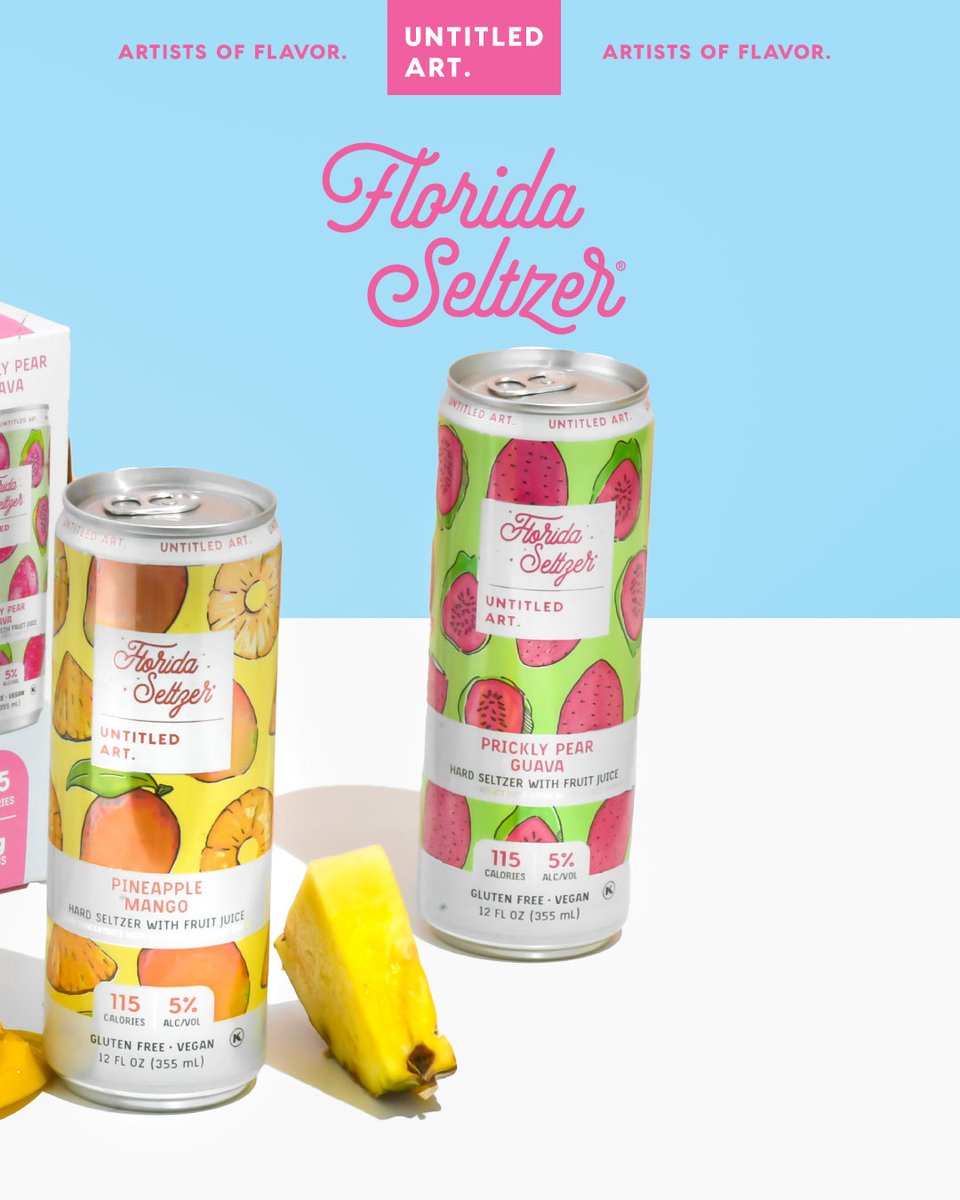 untitledartbev's tweet image. Treat yourself to a liquid vacation in every can. Florida Seltzer is hardly another hard seltzer. The real difference? Real fruit! Book your trip and find your flavor destination at drinkuntitled.com/distribution

#artistsofflavor #untitledart #floridaseltzer #hardseltzer #seltzerszn