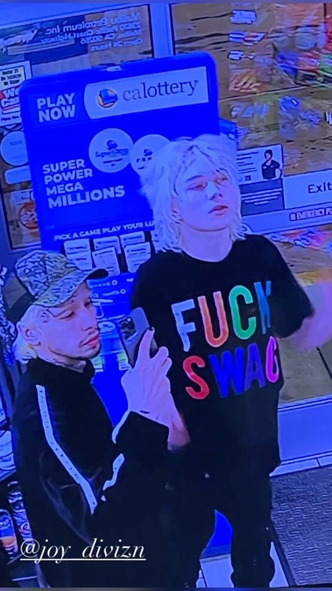 nettcentral's tweet image. Nettspend & Joy Divizn recreate the iconic FUCK SWAG gas-station photo ❤️