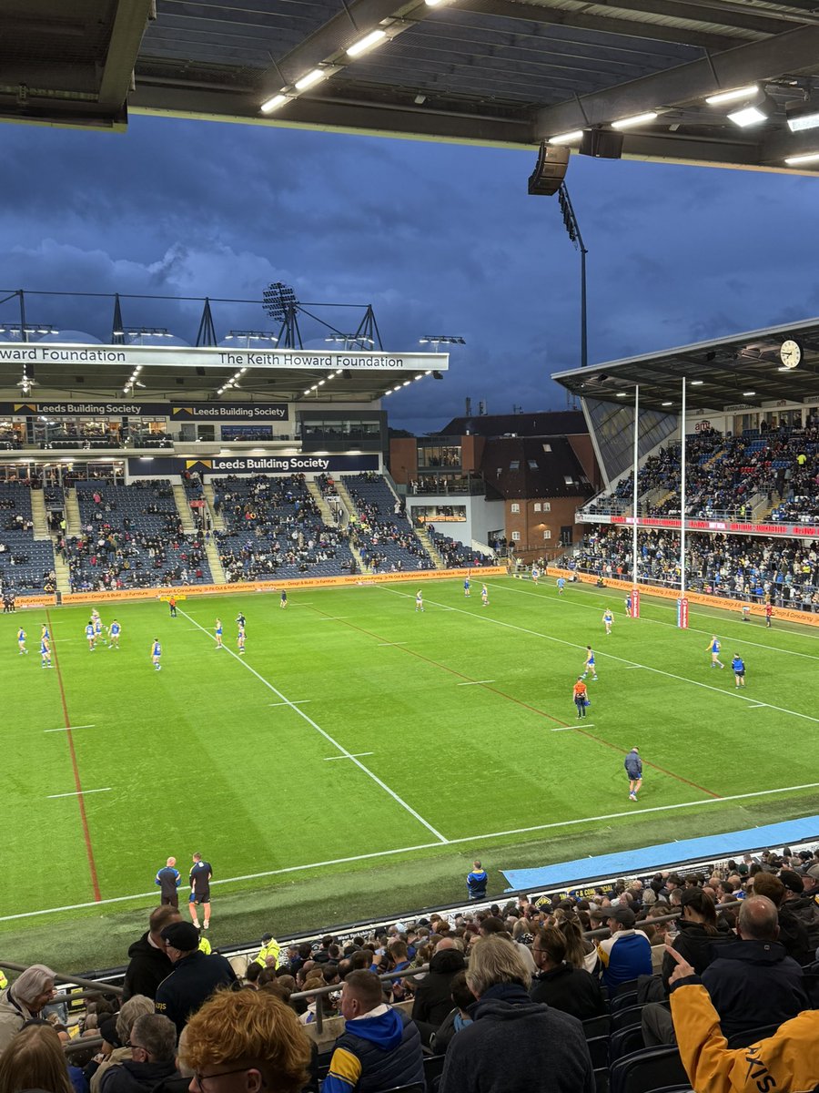 Last regular home game of the season <a href="/leedsrhinos/">Leeds Rhinos</a>
