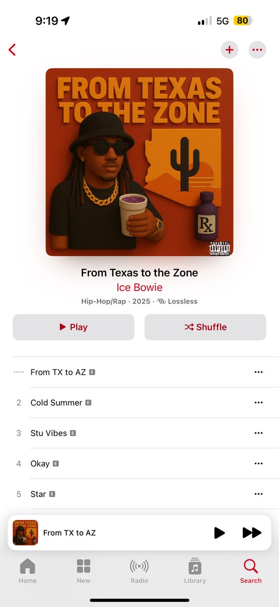 A Playa ass fly nigga from Texas who is now in Arizona. Pick your poison by listening to this mixtape. 🌵You will leave impressed and a new fan.