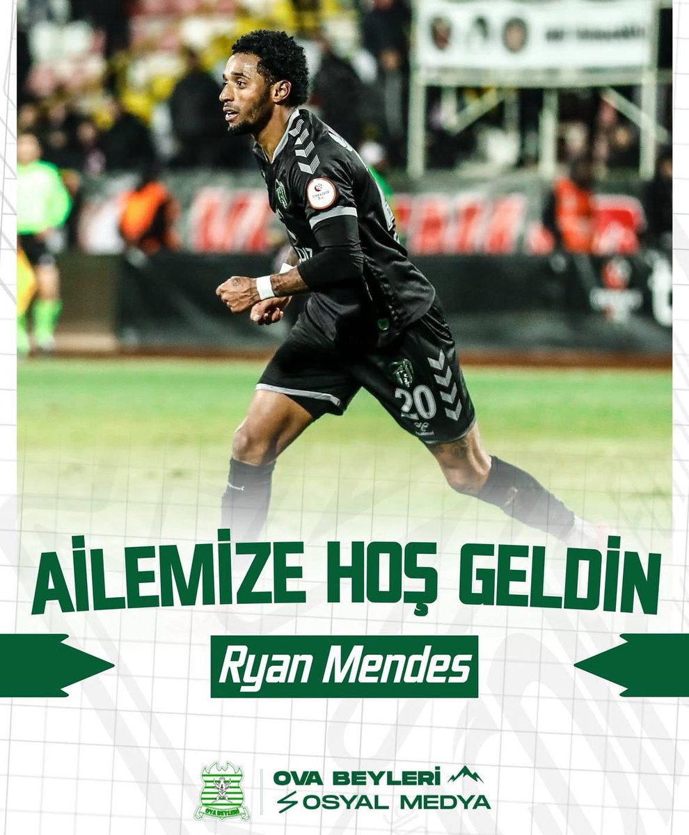 Kocaelispor forması giyen kanat oyuncusu RYAN MENDES Alagöz Holding Iğdır Futbol Kulübümüz’de! ✍️

HOŞ GELDİN RYAN MENDES! 💚🤍

#OvadanZafere |  #OvaBeyleri | #KalptenDestek