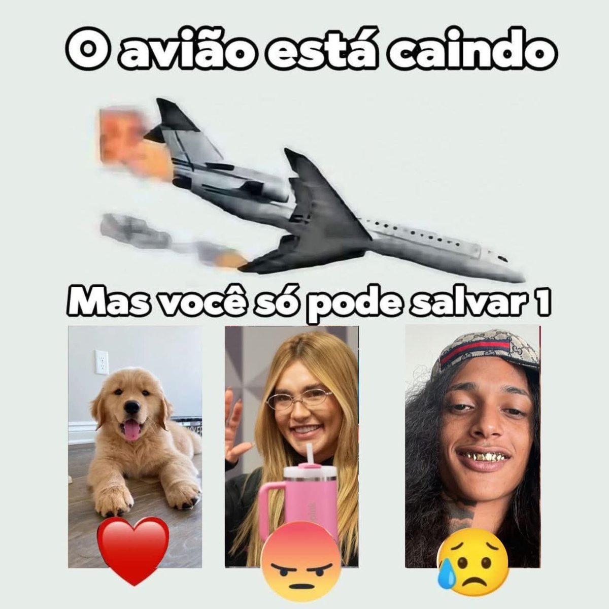 zoeirasincera_'s tweet image. Escolhe aí.

Siga 👉🏼 @zoeirasincera_  #humor 

#oruam #virginia #crentearanha #crente #Zoeirasincera  #sincerão  #soobservo #humorbrasil #humorlatino #ZoeiraNeverEnds #Sincerão #zoeira #humoracido  #zoeirabr  #zoeirasemlimites #panico #paniconaband #humoristas
