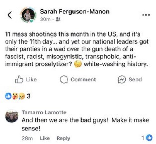 kevinvdahlgren's tweet image. This is a middle school teacher in Salem, Oregon. She said we got our panties in a wad for being upset over the murder of Charlie Kirk. She teaches at Waldo middle school. waldo.salkeiz.k12.or.us/about/staff-di…