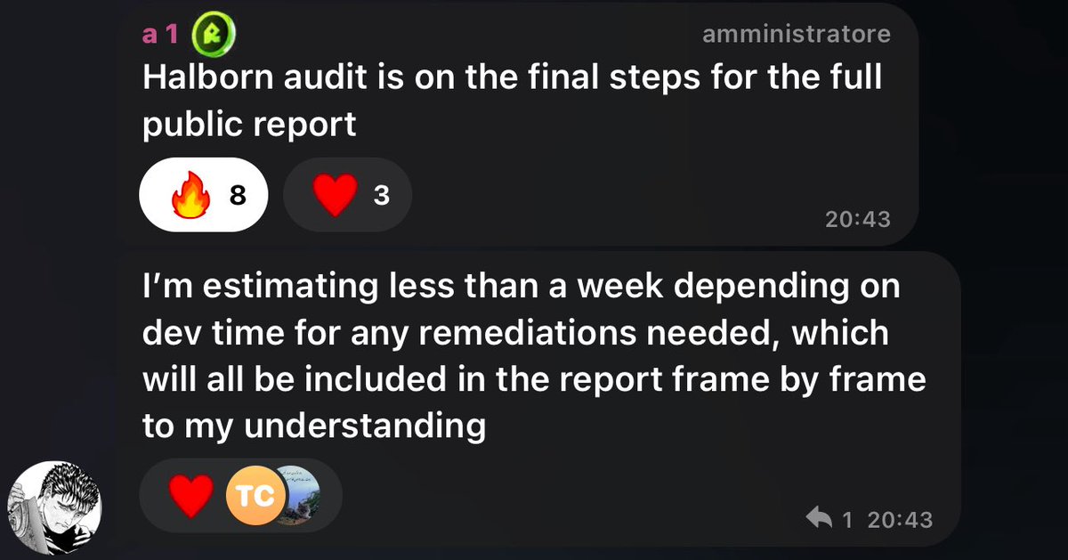 When the audit will be done, mooning to 10m in 4h… imminent $RECC 

<a href="/RECCFinance/">RECC Finance</a> 🫱🏼‍🫲🏻 <a href="/HalbornSecurity/">Halborn</a>