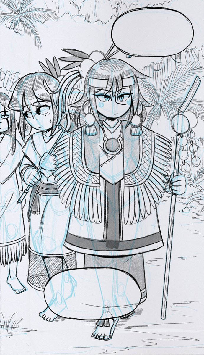 Itzcacalotl's tweet image. Yaoxochitl and Cacalli sketches 🐦‍⬛
#CodexBlack