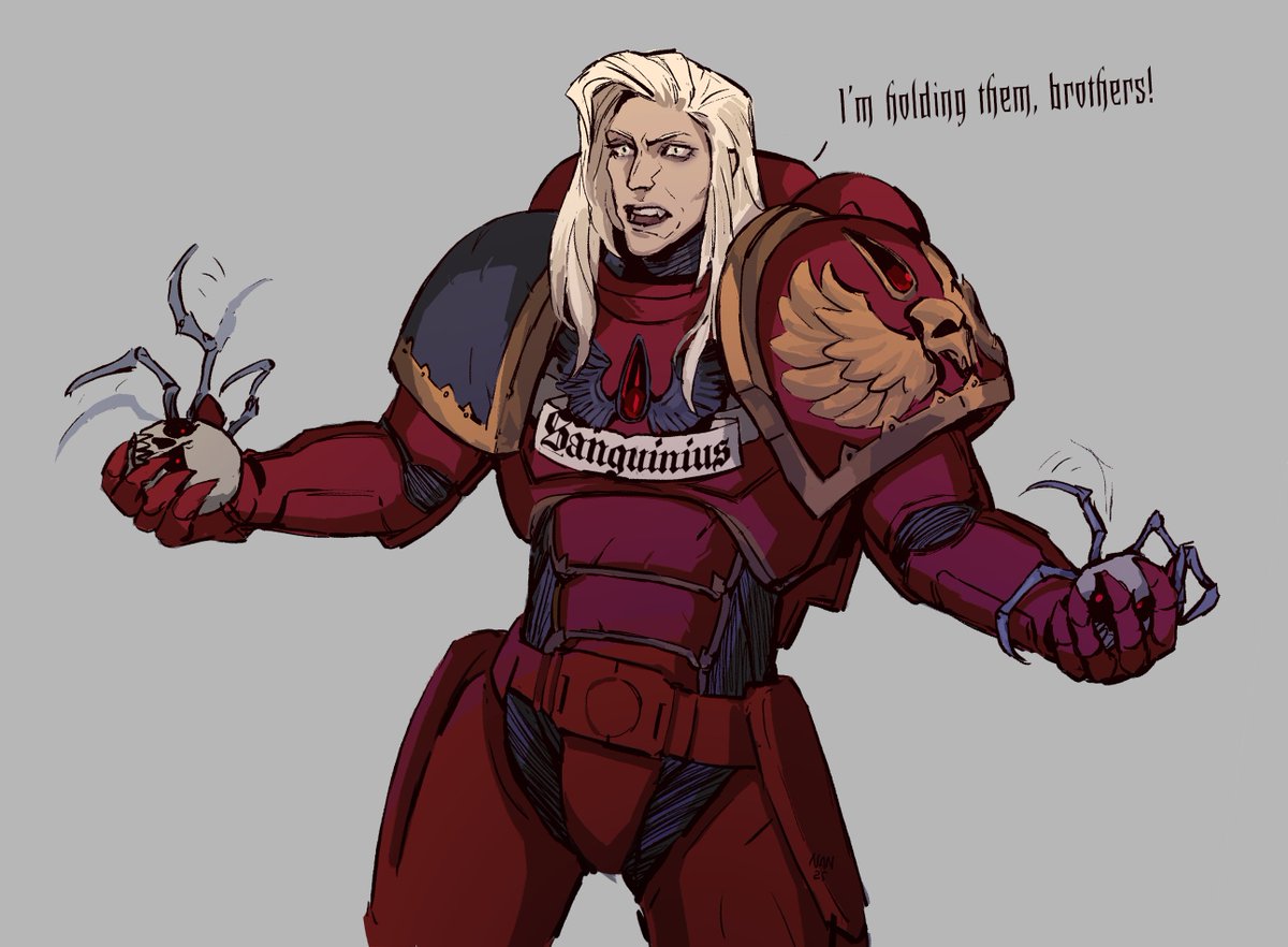 he is doing his best.
Blood Angel OC Velmorius