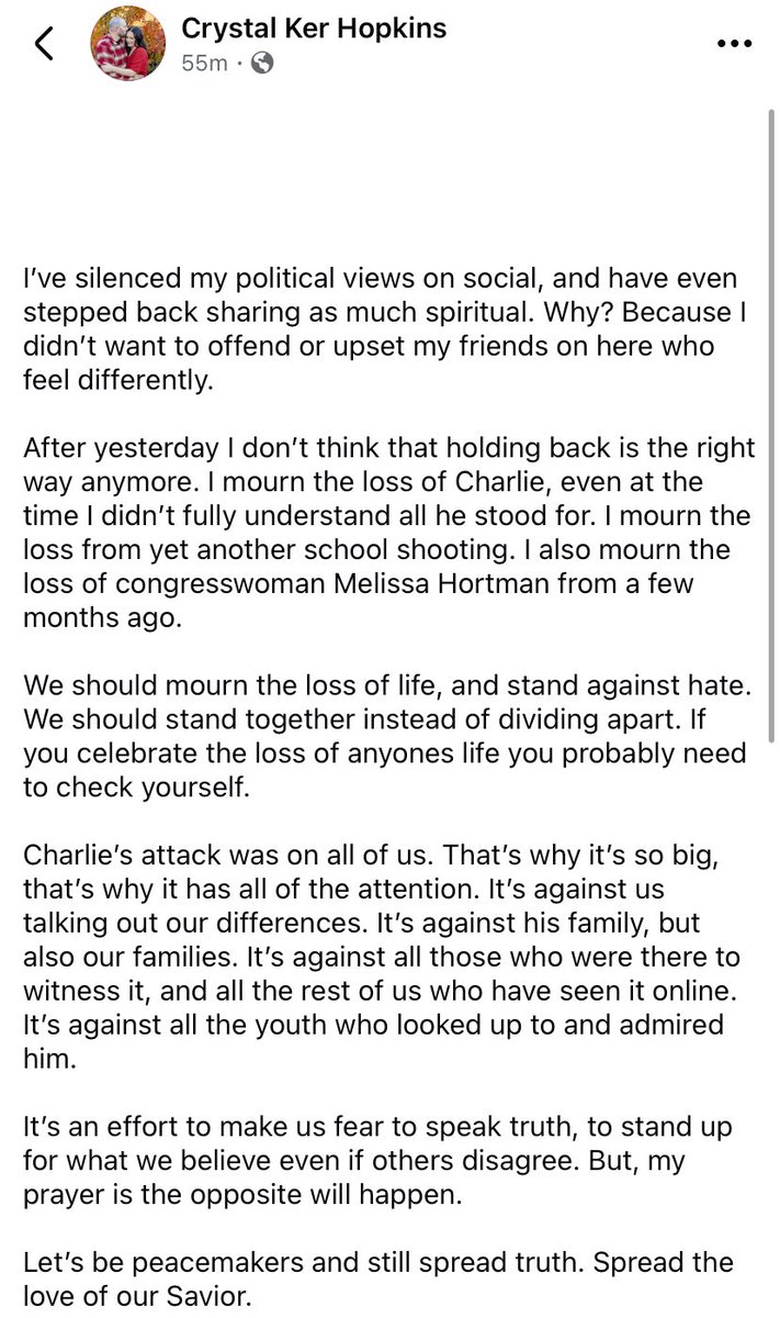 CrystalRHopkins's tweet photo. #StandTogether #CharlieKirk #Jesus #love #stophate #CharlieKirkshot https://t.co/ujPcLlIch0