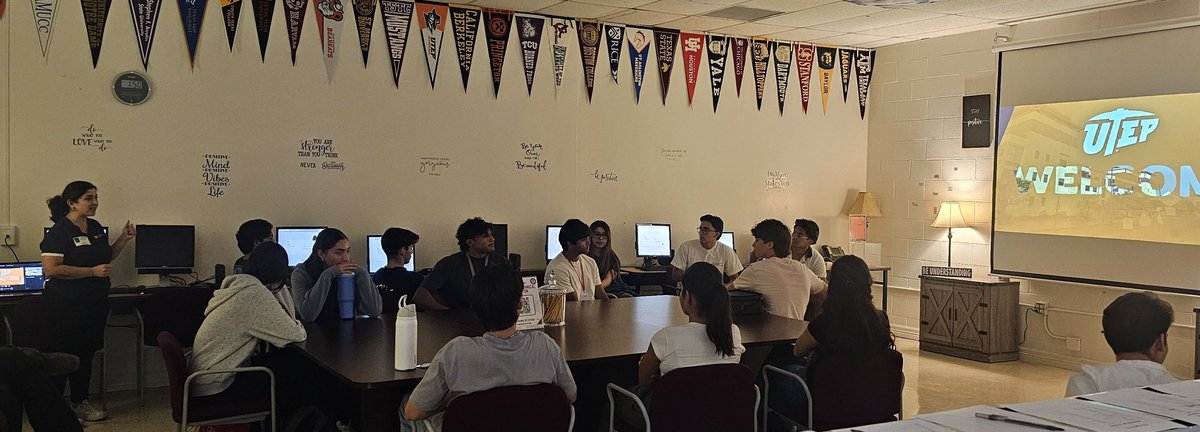 Thank you UTEP for visiting SHS!