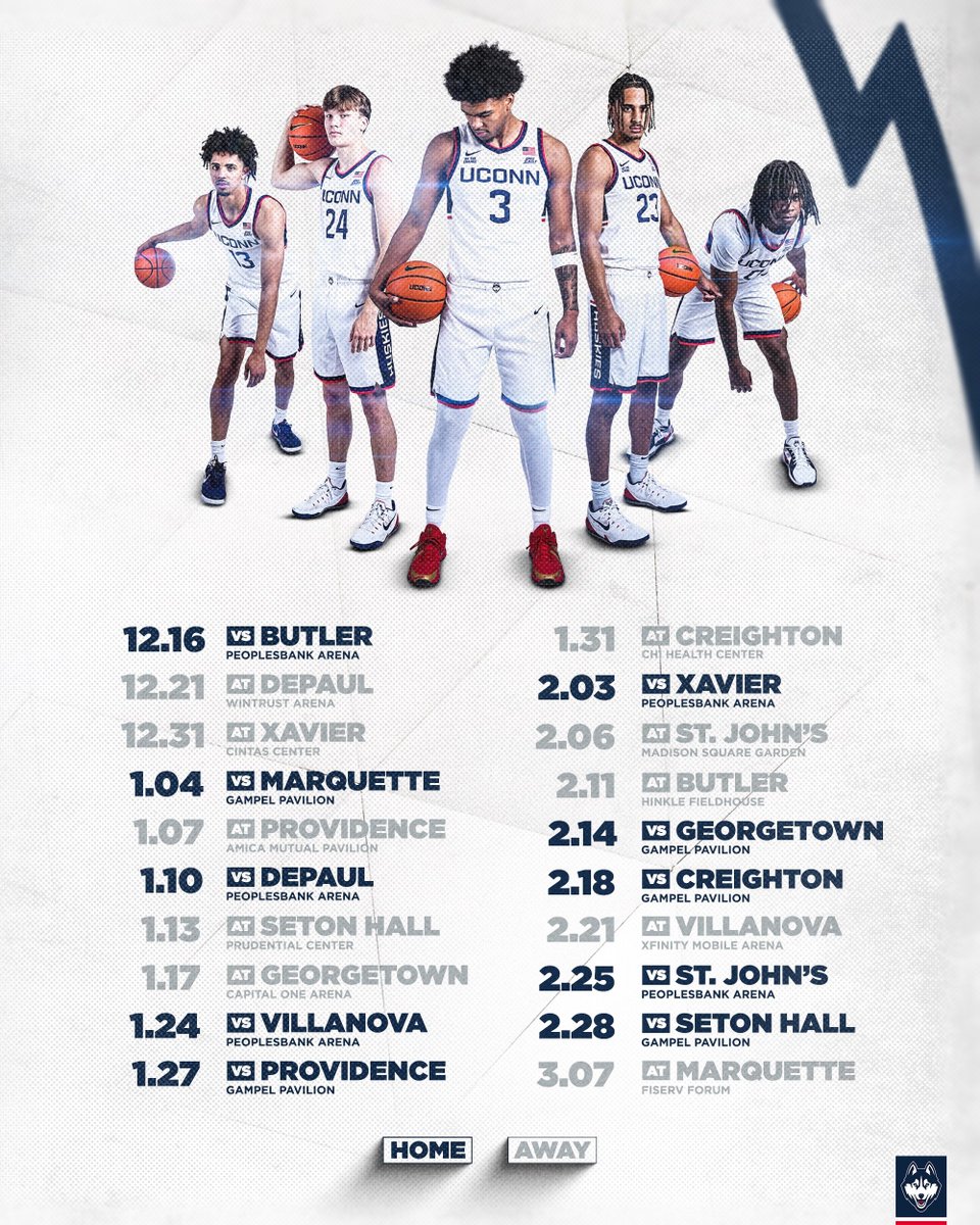 UConn Huskies | UConnReport.com (@uconnrivals) on Twitter photo Here's a look at the full UConn Basketball schedule for the upcoming 2025-26 season. 
š on3.com/sites/uconn-re⦠Here's a look at the full UConn Basketball schedule for the upcoming 2025-26 season. 
š on3.com/sites/uconn-reā¦