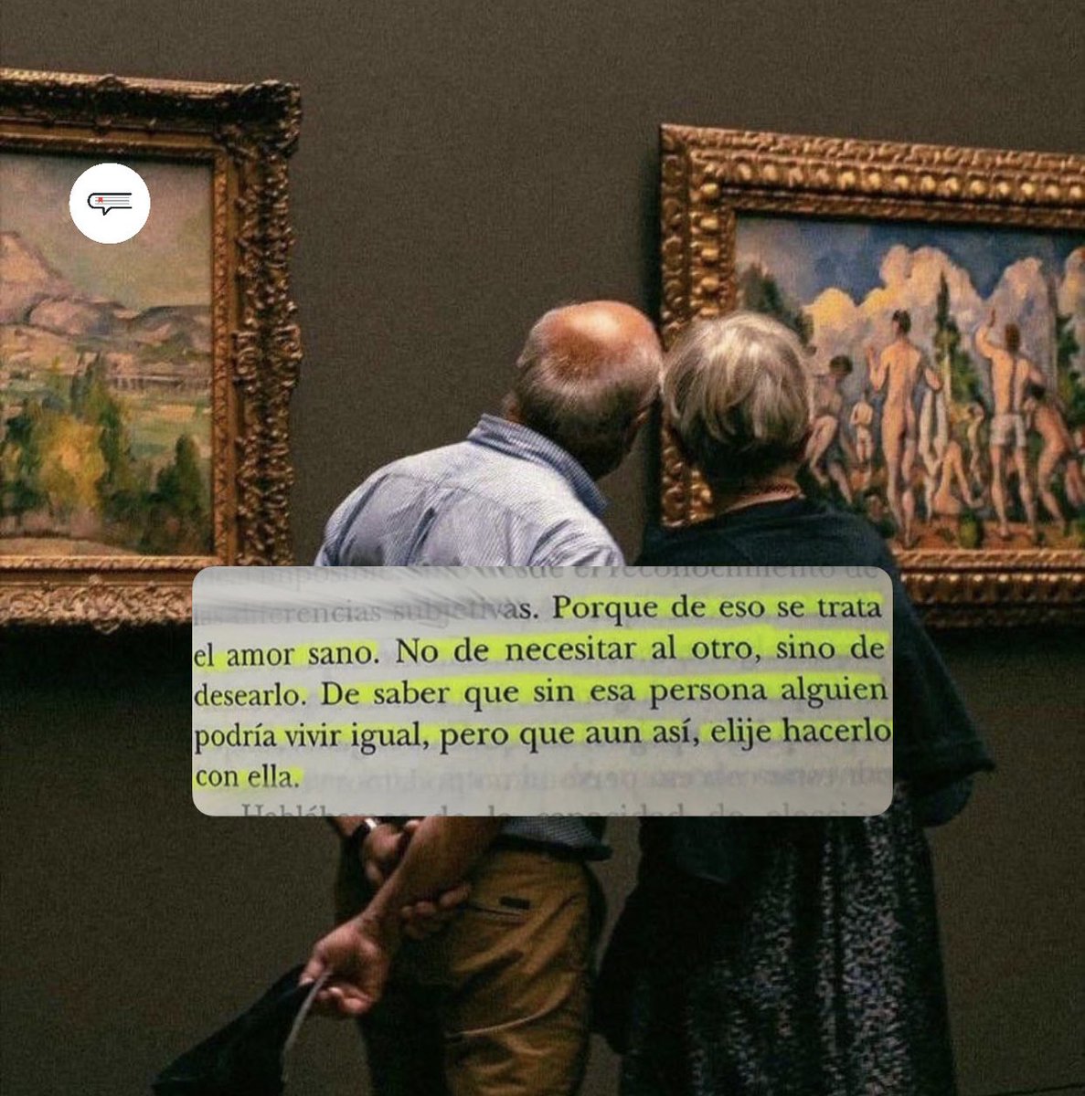 Cementedelibros's tweet photo. ¿De que trata el amor sano?
Rolón lo explica aquí ❤️‍🩹
“Porque de eso se trata el amor sano. No de necesitar al otro, sino de desearlo. De saber que sin esa persona...”
Autor: Gabriel Rolón 
Libro: Encuentros (el lado b del amor)
El amor se elige todos los días.
#cementeriodelibros https://t.co/GsjwOk699X