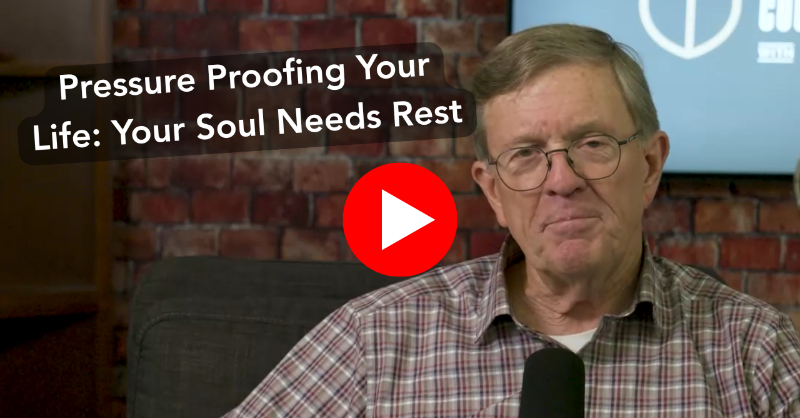 DennisRainey's tweet photo. In the second episode of his series on handling pressure and stress, Dennis Rainey talks about five factors that cause stress and says that a weekly day of rest provides an island of clarity in a hectic schedule.