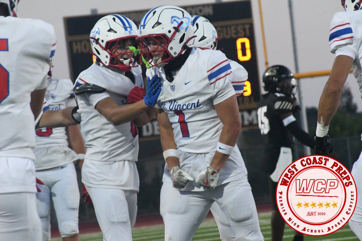 St. Vincent de Paul epitomizes excellence. 

A school of under 200 students, this championship program has a double-digit count of 🏈 players with offers. 

How do the Mustangs achieve this?

Story: westcoastpreps.com/small-school-e…